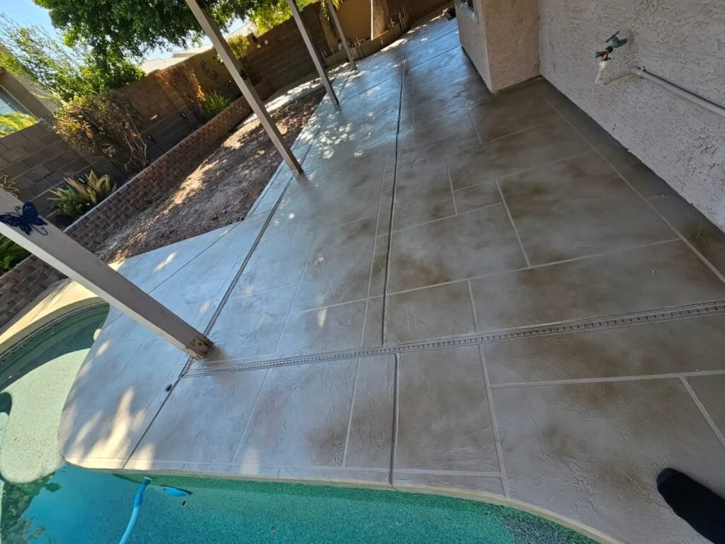 Stamped Concrete Patio